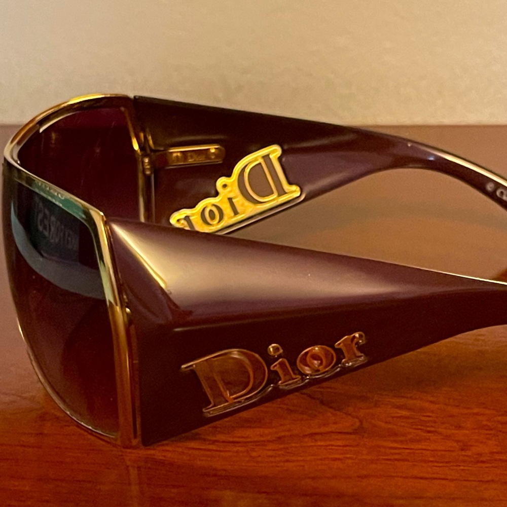 DIOR burgundy & gold! Like new!